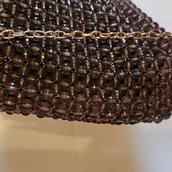 NWT BOUFFANTS & BROKEN HEARTS Kendra Dandy Skull Funky Halloween Beaded Purse - Picture 9 of 16